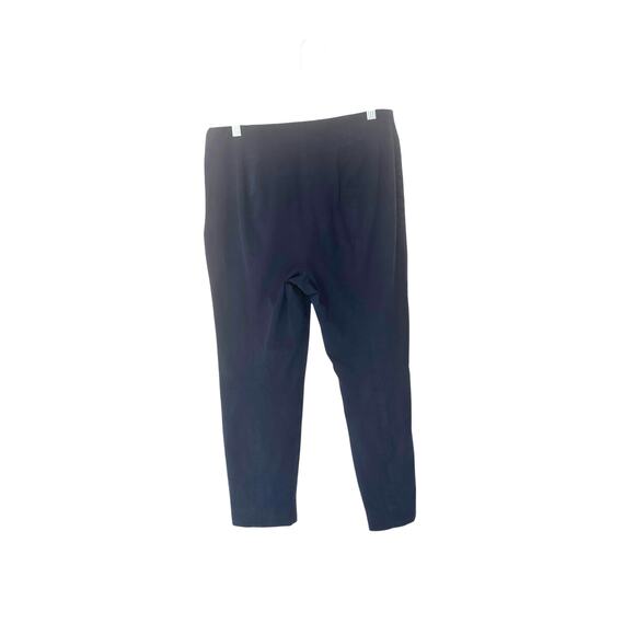 Talbots Navy Blue Career Office Business Chatham Crop Dress Pants Size 8 - Picture 9 of 12